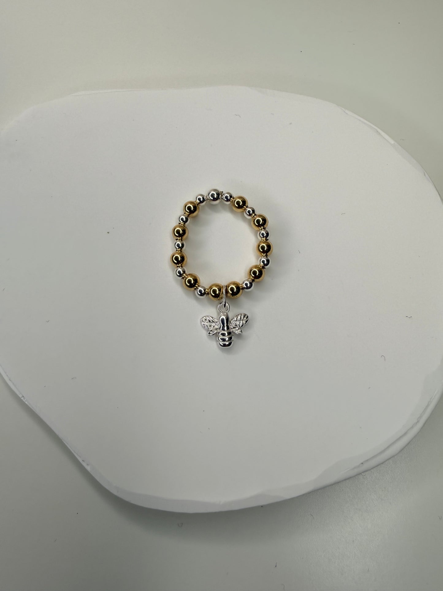 The Bee charm ring