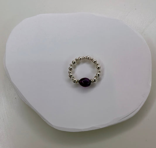 Amethyst Sterling sliver ring