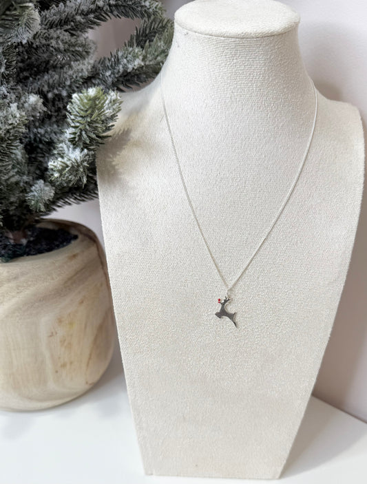 Leaping Rudolph Necklace