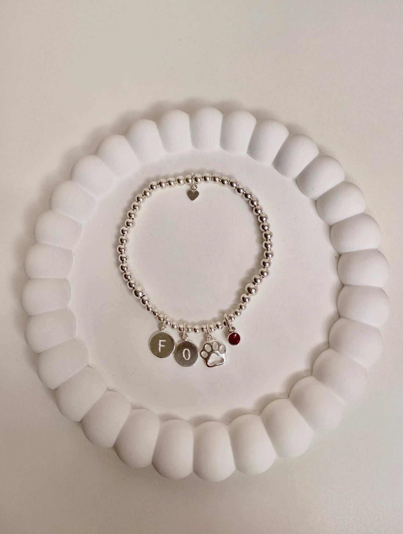 Round Birthstone Bracelet