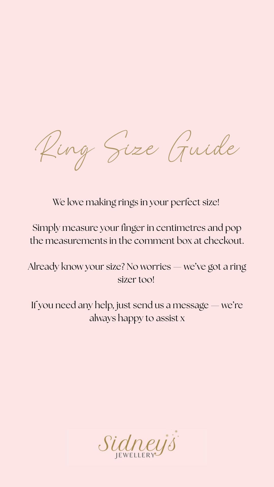 Love Lissie Solid Heart Dangle Ring