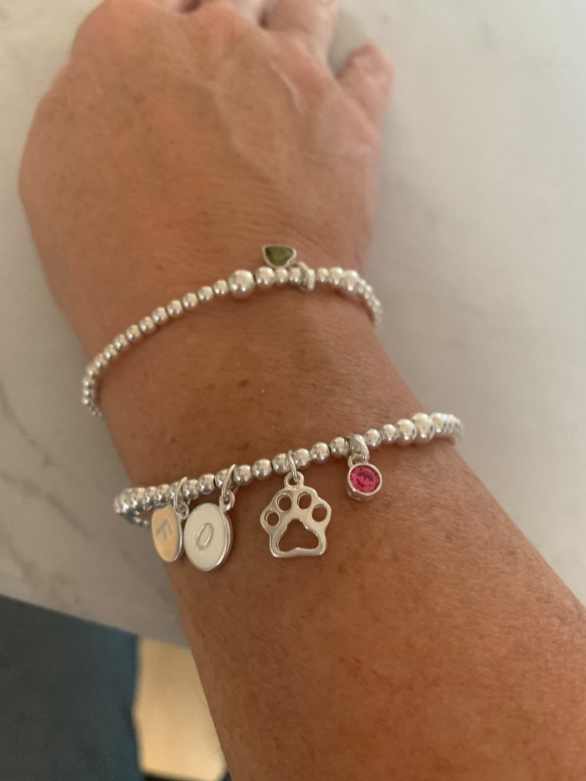 Round Birthstone Bracelet