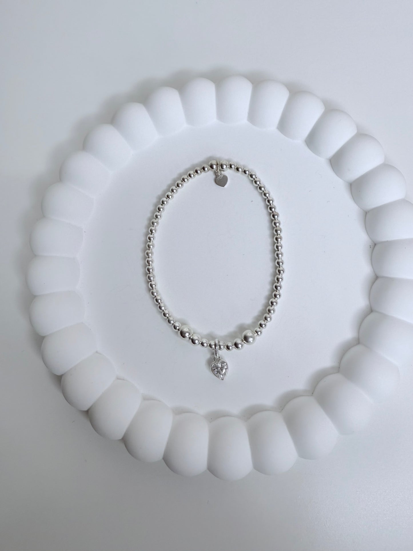 Heart Birthstone Bracelet