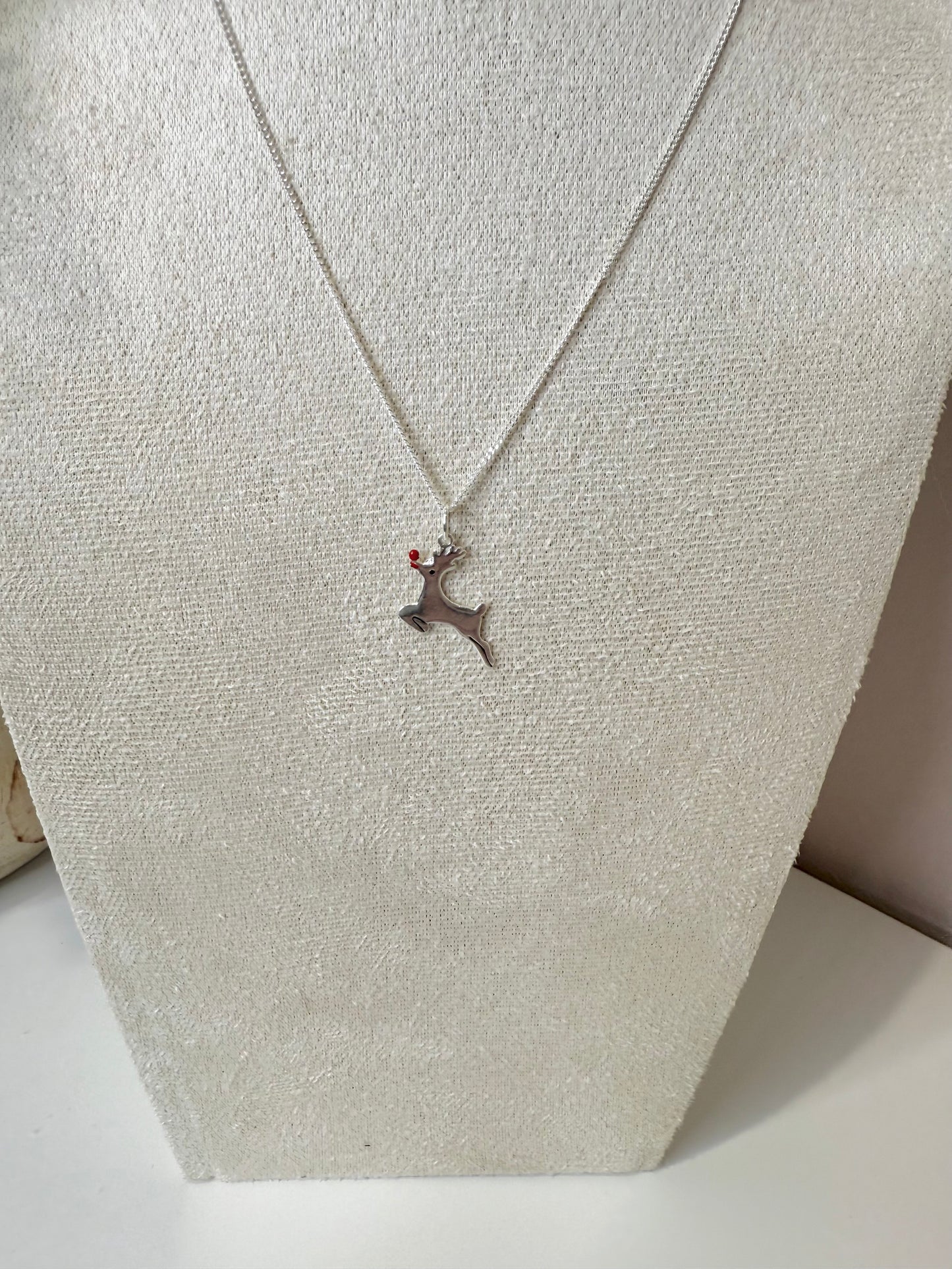 Leaping Rudolph Necklace