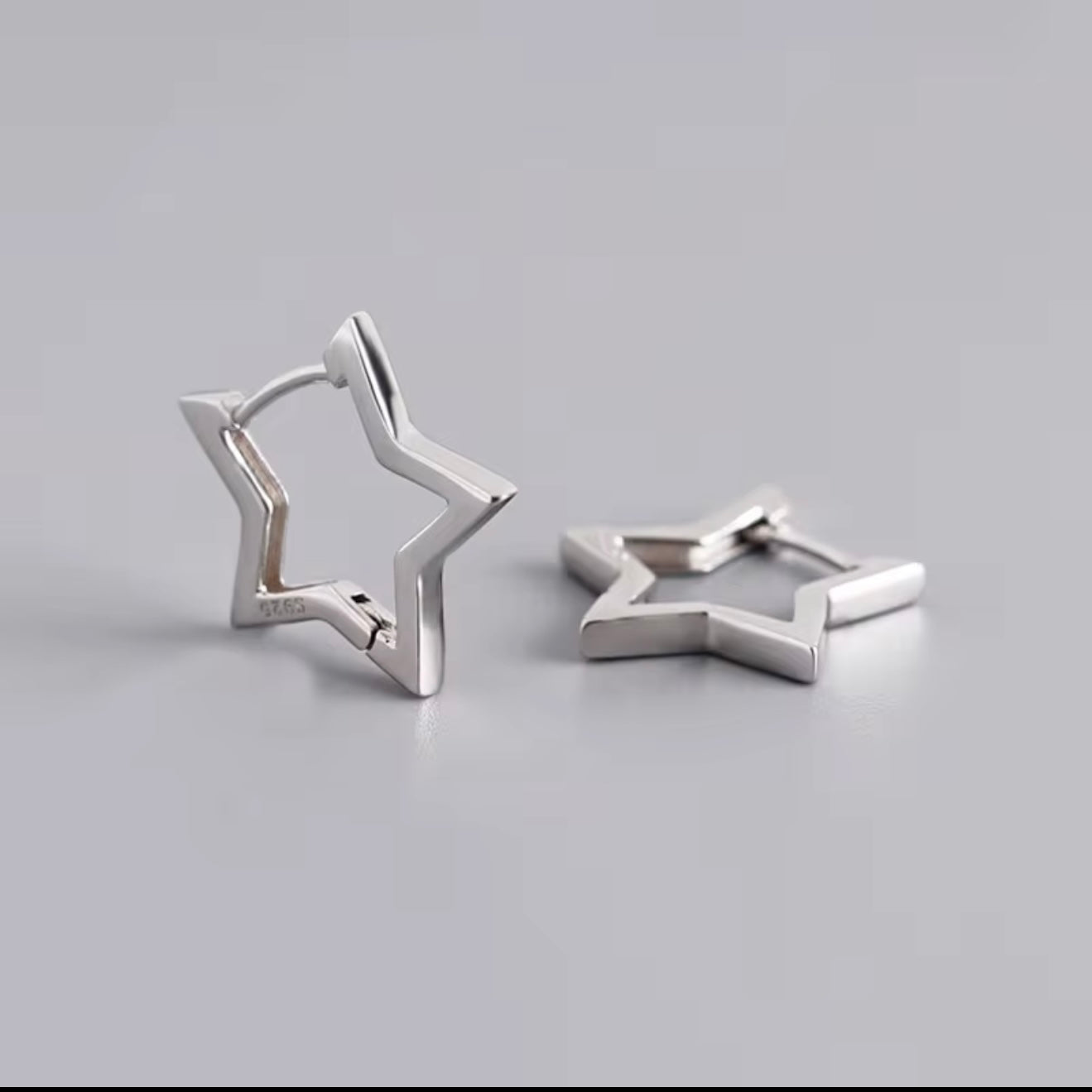 Star Huggie Earrings