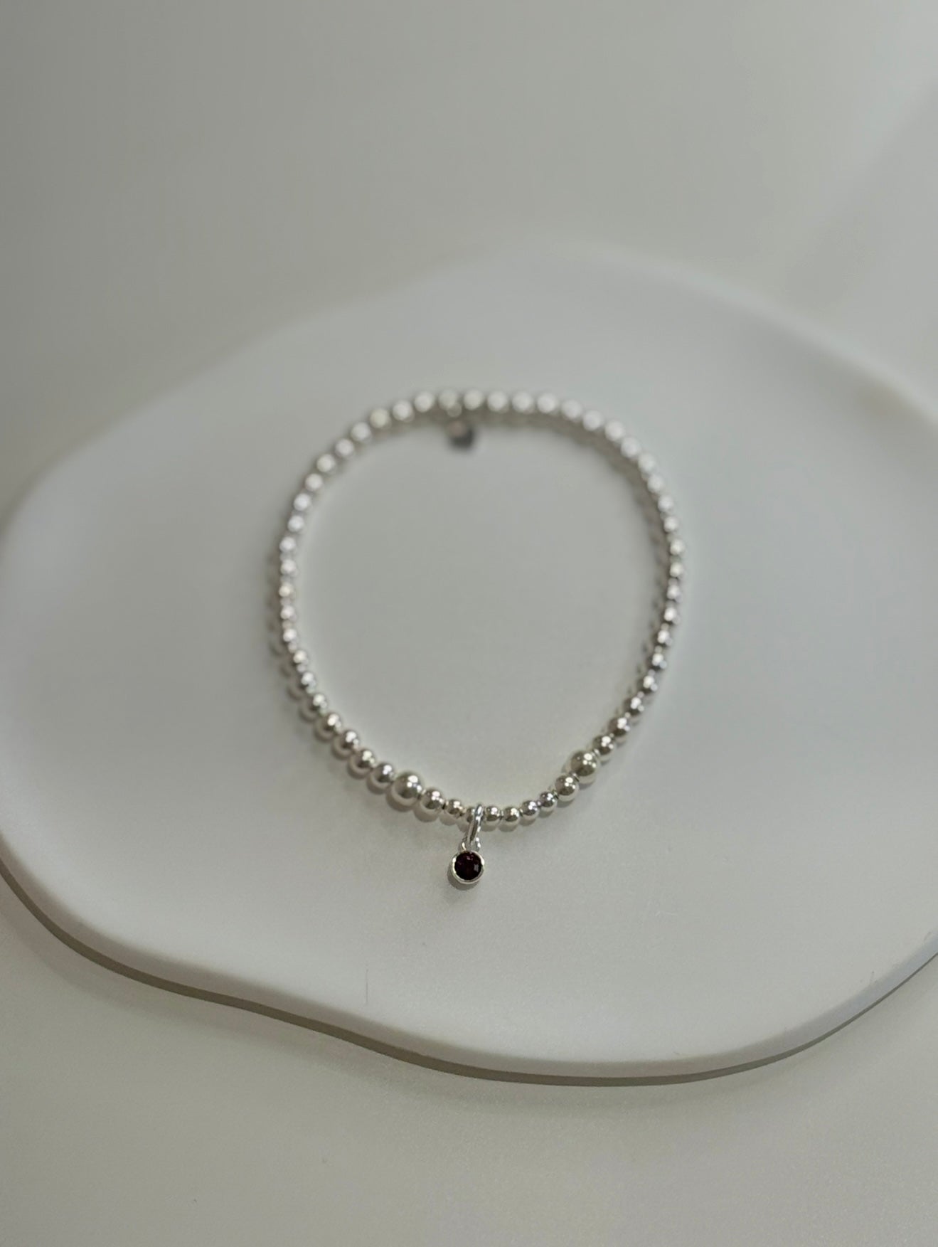 Round Birthstone Bracelet