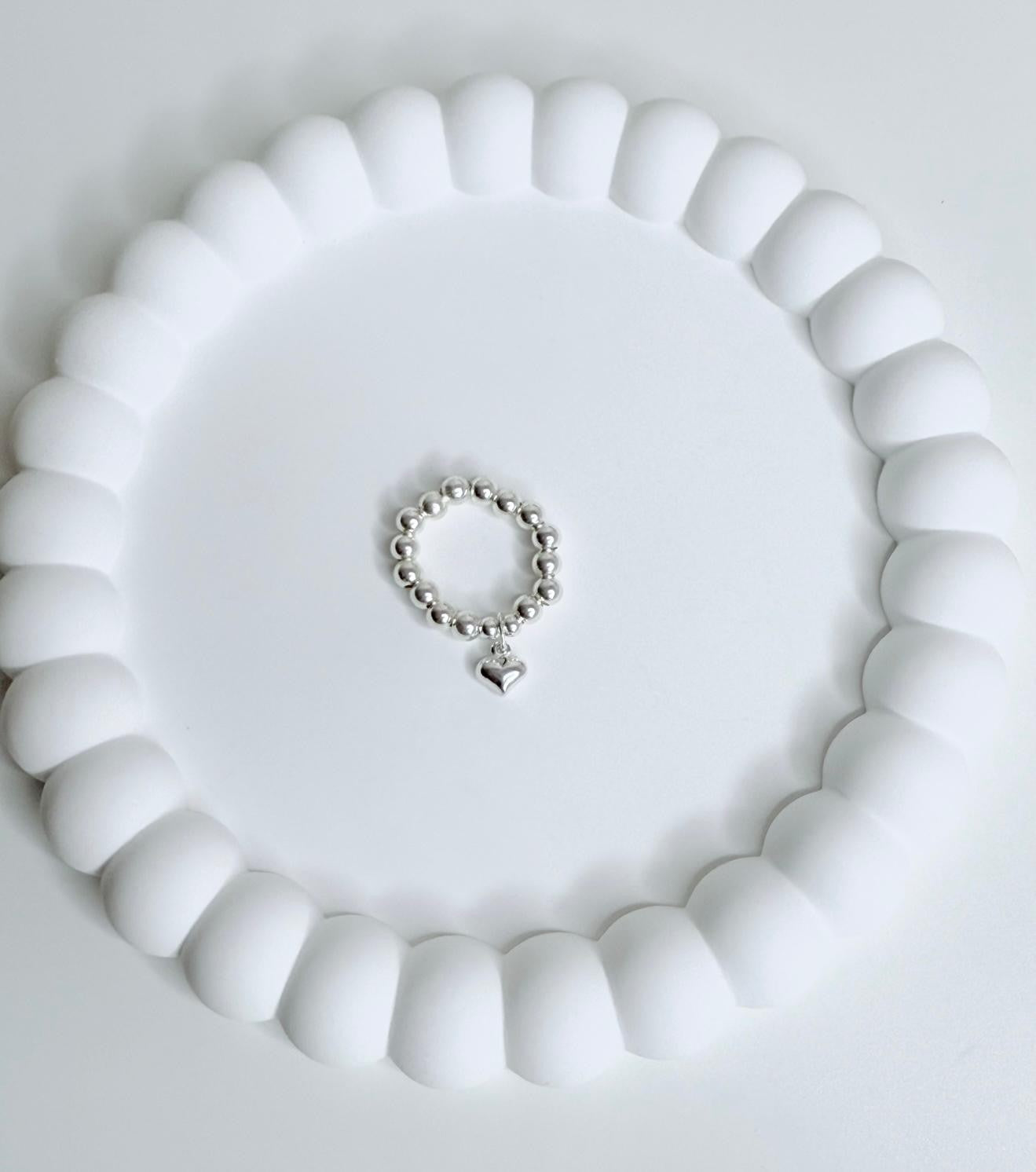 Puffed Heart Ring